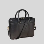 Personalised Premium Leather Executive Laptop Bag - Image 3